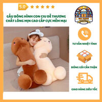 Gối Ôm Gấu Bông Con Ciu Cute Chất Lông Mềm Mịn Kích Thước 1m Dễ Thương Cho Bé