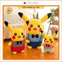 Gối ôm gấu bông pikachu siêu dễ thương