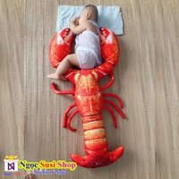 GỐI ÔM GẤU BÔNG TÔM HÙM [ ĐÁNG YÊU]