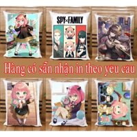 Gối ôm gối ngủ anime manga Spy x Family gia đình điệp viên Yor Forger Anya Forger hình chữ nhật