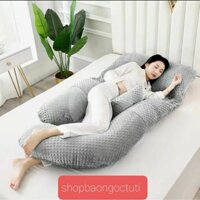 Gối ôm hạt đậu-gối bầu(2 lớp Rễ Tháo Rời) tặng kèm gối đỡ