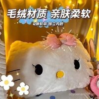 Gối ôm HelloKitty lông mềm - Đệm tựa đa năng (giường/ghế sofa/phòng ngủ) Thiết kế êm ái, quà tặng dễ thương cho nữ