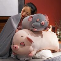 GỐI ÔM HEO MẮT HÍP SIZE LỚN SIÊU MỀM MỊN