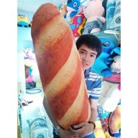 GỐI ÔM HÌNH BÁNH MÌ SIZE LỚN GỐI ÔM 3D ĐỒ CHƠI NHỒI BÔNG HÌNH BÁNH MÌ ( TRÙM GIÁ RẺ)