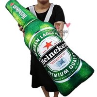 GỐI ÔM HÌNH CHAI BIA HENIKEN 80CM VIỆT NAM SẢN XUẤT