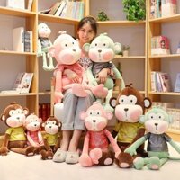 GỐI ÔM HÌNH KHỈ CON DỄ THƯƠNG - THÚ NHỒI BÔNG KHỈ CON DỄ THƯƠNG
