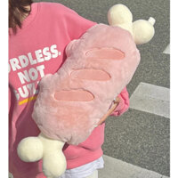 Gối Ôm Hình Khúc Xương Cute Dễ Thương Gối Thịt Heo Gối Ôm Đi Ngủ