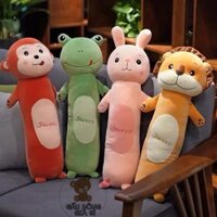 GỐI ÔM HÌNH THỎ 60CM VẢI MINISO MỀM MỊN CHO BÉ