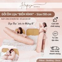 Gối Ôm Lụa Tròn (Ruột Lông Vũ Nhân Tạo)