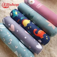 Gối ôm người lớn vải cotton 100% dày, mát mịn - Có khóa kéo, kích thước 30x95 cm Mẫu 2020