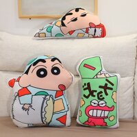 ❤Gối Ôm Nhồi Bông Hình Cậu Bé Bút Chì Shin-chan Hoạt Hình 45 / 60cm