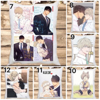 Gối ôm No love zone BL/ Gối in hình bl No love zone