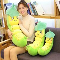 gối ôm sâu bông đội nón - gối ôm sâu bông đội nón