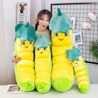 Gối Ôm Sâu Xanh Đội Lá Kute Đáng Yêu Hàng Cao Cấp BAZA