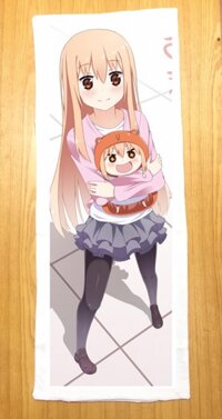 Gối ôm umaru chan dài 40x1m ruột bông Hàn Quốc/ Gối ngủ himouto umaru chan hí