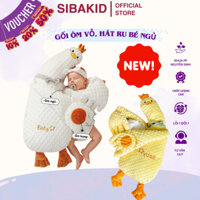 Gối Ôm Vỗ Bé Ngủ , Gối Ôm Hát Ru Bé Ngủ Chống Giật Mình Hình Thú Hàng Cao Cấp
