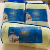 Gối ôm,gối nằm cao su non american giá tại nhà máy