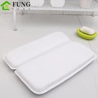 Gối phòng tắm gấp FUNG, Gối tắm cốc hút chống trượt chống thấm nước, Gối xốp PU chống nấm mốc 2 ngăn thoải mái Phòng tắm