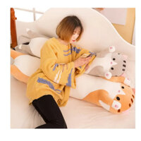 Gối Sang Trọng Nhồi Bông Dài 130cm – Gối Ngủ Trưa Văn Phòng, Trang Trí Giường Ngủ, Quà Tặng Búp Bê Cho Bé Gái