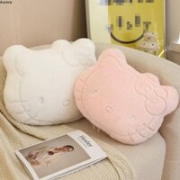 Gối SENK Hello Kitty, Gối Ném Hoạt Hình Mềm Mại, Đệm Lưng Thú Nhồi Bông Lông Tơ Dễ Thương Cho Sofa Phòng Ngủ
