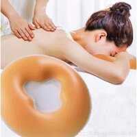 Gối silicon nằm úp mặt, dùng trong spa massage body, tắm trắng
