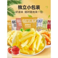 Gói snack khoai tây chiên cắt nguyên bản giòn, khoai tây chiên bơ, gói quà tặng đồ ăn giải trí