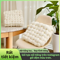 Gối Sofa Dệt Tay Handmade, Gối Đệm Lưng Phòng Khách Thời Trang, Gối Ngủ Chống Đau Lưng