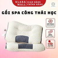 Gối Spa Cao Su Non Tự Nhiên, Gối Bông Cao Cấp Chống Ngáy Hỗ Trợ Giảm Mỏi Cổ Vai Gáy YATASMART