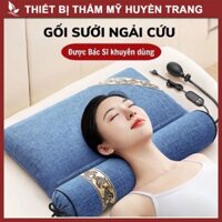 Gối Thảo Dược Chườm Nóng Kê Cổ Gối Đầu Với Hương Thơm Ngải Cứu Thư Giãn Mệt Mỏi Bác Sĩ Khuyên Dùng