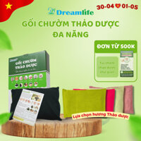 Gối Thảo Dược Đa Năng Dreamlife Chườm Nóng Hỗ Trợ Giảm Đau Vai Gáy Nhức Lưng Ngải cứu/ Quế/ Thiên Niên Kiện