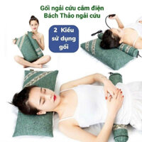 Gối Thảo Dược Ngải Cứu-Gối Sưởi Ấm,Chườm Nóng,Kê Cổ Gối Đầu Với Hương Thơm Ngải Cứu Thư Giãn Giảm Mệt Mỏi