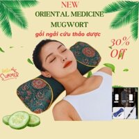 Gối Thảo Mộc Massage Chườm Nóng Hỗ Trợ Giảm Đau Mỏi Cổ Vai Gáy, Túi Chườm Ngải Cứu Cắm Điện HÀNG XỊN CHẤT LƯỢNG