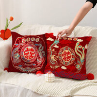Gối thêu chữ thập Harmony thế kỷ mới, chỉ thêu cưới, thêu đầy đủ, ghế sofa phòng khách thủ công diy Thêu bởi chính mình