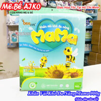 (Gói Tiết Kiệm) Khăn Khô, Khăn Vải Khô Đa Năng Mama 900g- (Kích Thước 15x18cm) - Thương Hiệu BeeVN Mama