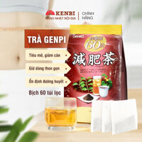 Gói Trà Thảo Mộc, Trà Genpi ORIHIRO của Nhật Bản Gói bao gồm 60 Túi Lọc hàng nhật nội địa thơm ngon bổ dưỡng