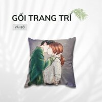 Gối trang trí sofa vải bố (Cái) - Chăn Ga Gối Nệm TONYBED