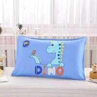Gối trẻ em ,Gối cho bé kích thước 30x50 chất liệu 100% cotton áo gối kèm ruột