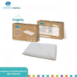 Gối trẻ em vỏ sợi Cotton hữu cơ Organic Comfy Baby