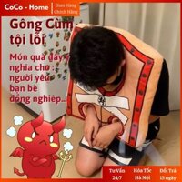 Gối Tù Nhân, Gối Gông Cùm Gối Ngủ Tù Nhân Gối Còng Tay Quà Tặng Bạn bè Gia Dụng CoCo - GB04.