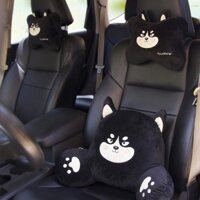 Gối tựa cún Husky cá tính cho xe hơi