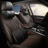 Gối tựa đầu 3D chất liệu cao su non bọc da - NHIỀU MÀU