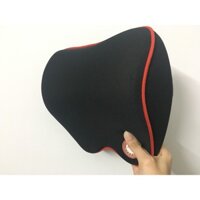 Gối tựa đầu cho xe hơi, oto - chất liệu cao su non siêu êm , tốt cho sức khỏe (đen viền đỏ)