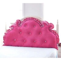 Gối Tựa Đầu Giường,Kê Đầu Giường Hoàng Gia Viền Ren Siêu Xinh ,Đính Đá Cao Cấp,Kích Thước m