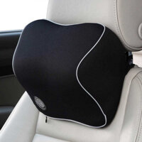 Gối Tựa Đầu Ô Tô Cao Su Non Cao Cấp Lucky Bobi AZONE - Đen