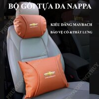 Gối Tựa Đầu Ô Tô, Tựa Lưng Oto Da Nappa Cao Cấp Kiểu Dáng Maybach Phiên Bản Đặc Biệt Theo Hãng Xe Giảm Đau Mỏi Cổ & Lưng