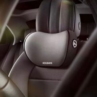 Gối Tựa Đầu + Tựa Lưng Chất Liệu Cao Su Non Vải Nhung Cao Cấp Cho Xe Hơi