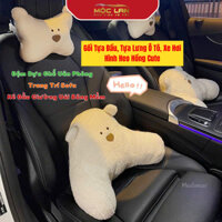 Gối Tựa Đầu, Tựa Lưng Ô Tô, Xe Hơi Hình Heo Hồng Cute, Đệm Dựa Ghế Văn Phòng, Trang Trí Sofa