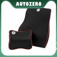 Gối tựa đầu và tựa lưng cao su non cao cấp cho ghế ô tô - ghế văn phòng. - ZERO