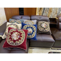 Gối tựa ghế tây âu, gối trang trí ghế sofa, gối tựa văn phòng nhiều mẫu kích thước 45cmx45cm