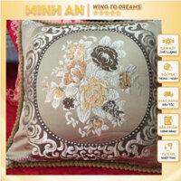 Gối tựa hoàng gia cao cấp gối vuông tựa lưng tây âu nhiều màu, gối tựa lưng trang trí sang trọng.